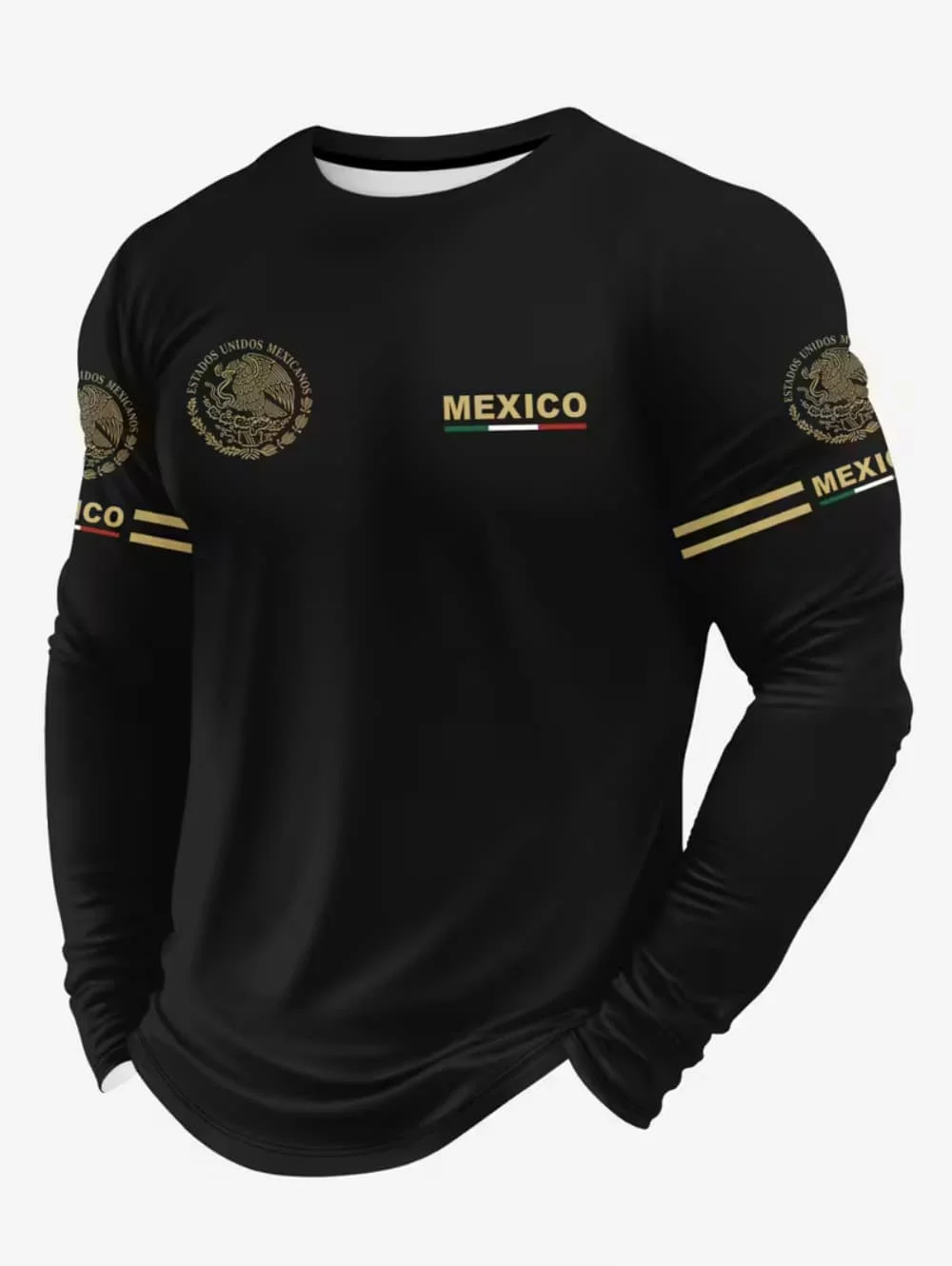 Sports Equipment Jersey - Kaos Pria Motif Elang Meksiko, Kaos