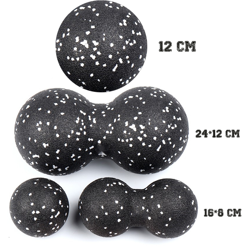 Lacrosse Stick Head - Set bola pijat kebugaran kacang, rol