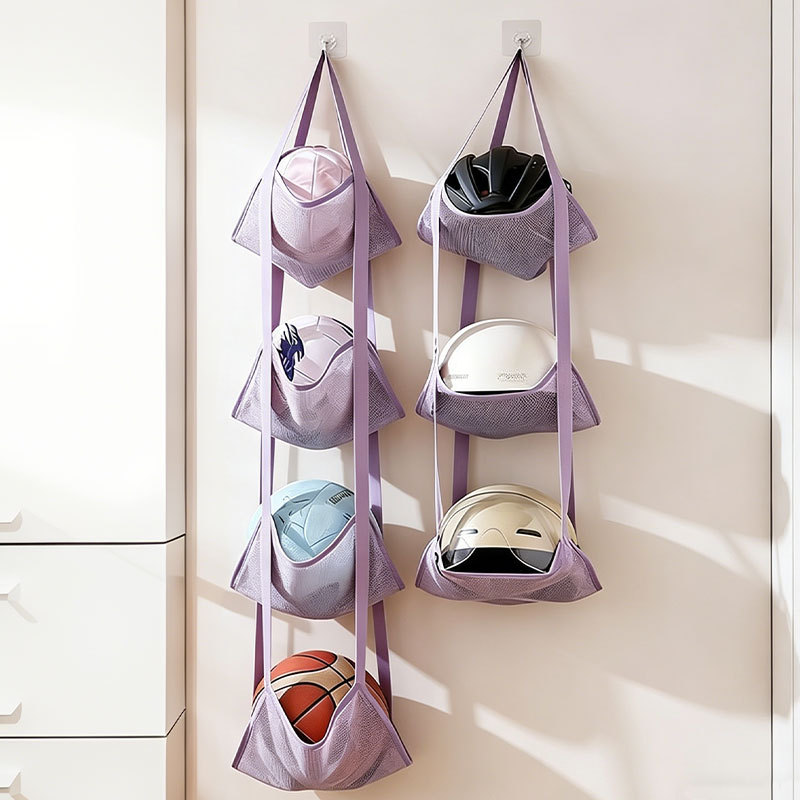 Sports Equipment For Volleyball - Tas Penyimpanan Bola Gantung 3/4 Tingkat