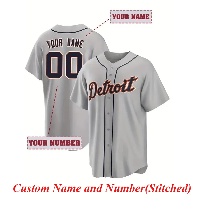 Sports Equipment Jersey - Jersey Bisbol Bordir Pria Nama dan