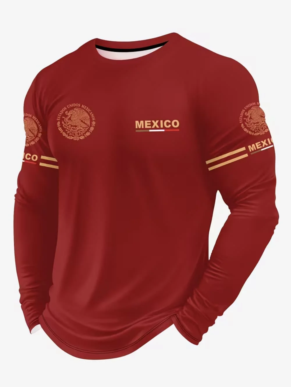 Kaos Pria Motif Elang Meksiko, - Sports Equipment Jersey ulasan dan harga