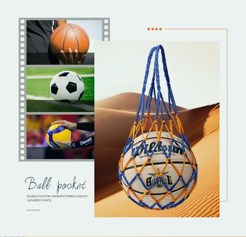 1 buah tas jaring sepak bola n - Sports Equipment For Volleyball ulasan dan harga