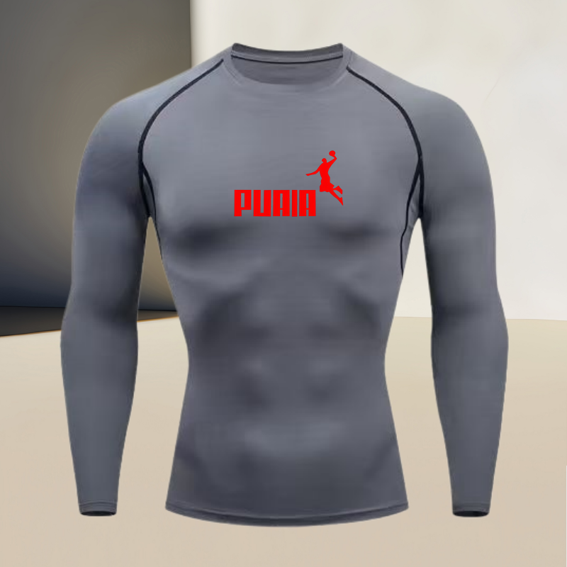 Kaos olahraga pria lengan panj - Sports Equipment Jersey ulasan dan harga
