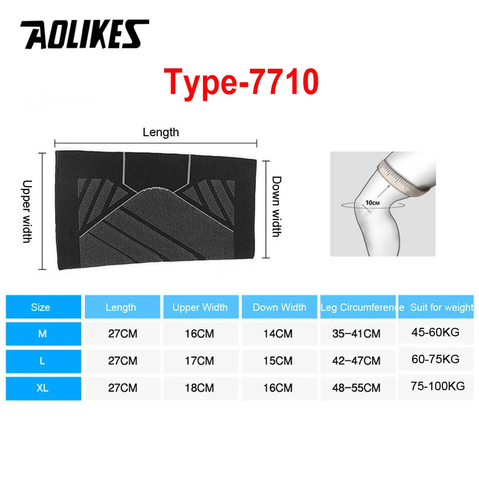 AOLIKES penjepit lutut kompres - Sports Equipment For Volleyball ulasan dan harga
